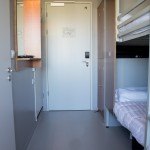 Our bedroom at ClinkNoord Amsterdam