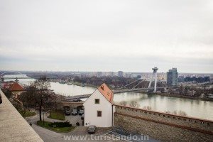 Visitando o castelo de Bratislava