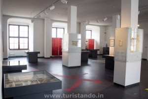 O museu da história eslovaca no castelo de Bratislava