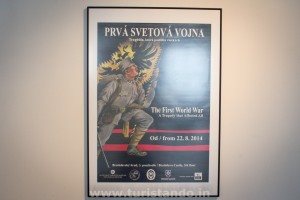 O museu da história eslovaca no castelo de Bratislava