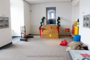 O museu da história eslovaca no castelo de Bratislava