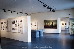 O museu da história eslovaca no castelo de Bratislava