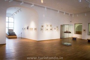 O museu da história eslovaca no castelo de Bratislava