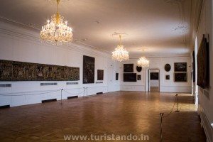 O museu da história eslovaca no castelo de Bratislava