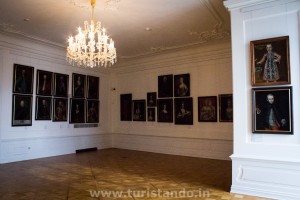 O museu da história eslovaca no castelo de Bratislava